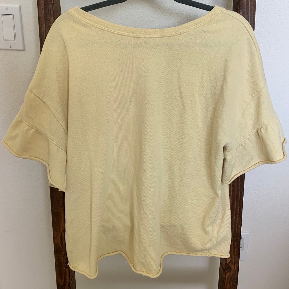 Ruffle Sleeve Top